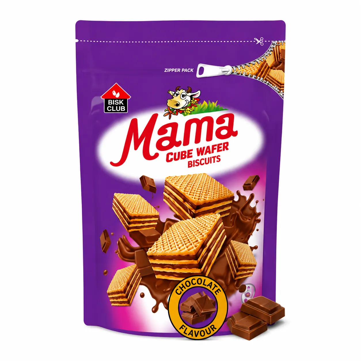PRAN MAMA Cube Wafer Biscuit Chocolate Flavor - 100g
