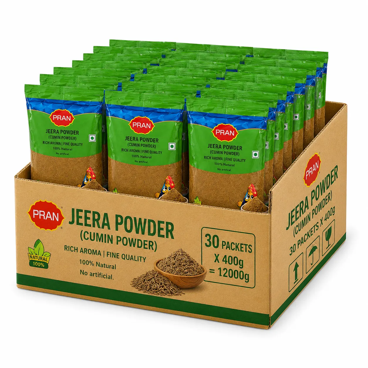 PRAN Cumin Powder 400 GRAM - CARTON