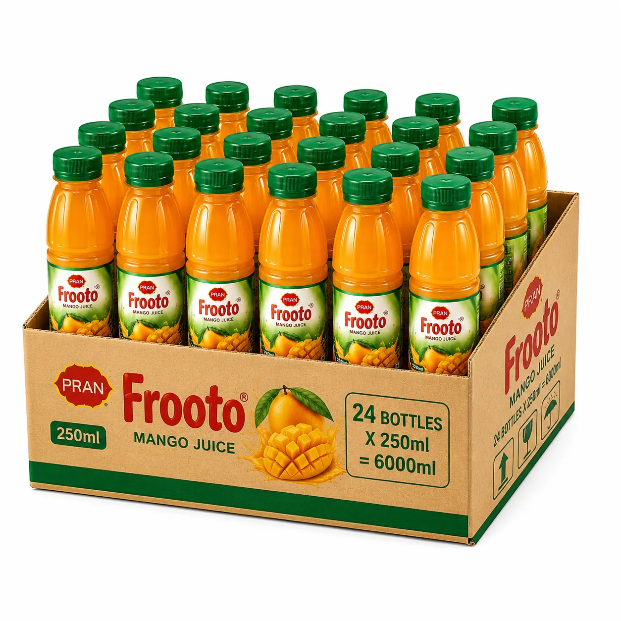 PRAN Frooto Mango Juice 250ml - CARTON