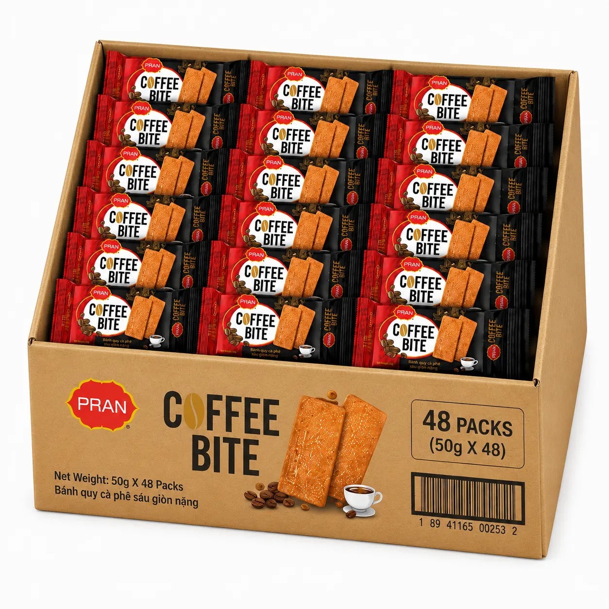 PRAN Coffee Bite Biscuit - CARTON