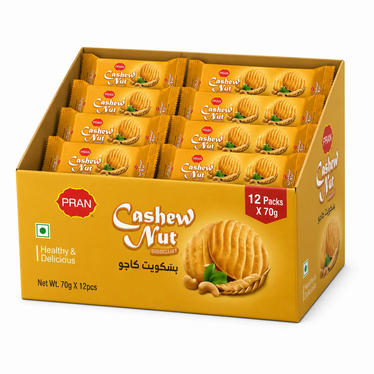 PRAN Cashew Nut Biscuit - BOX