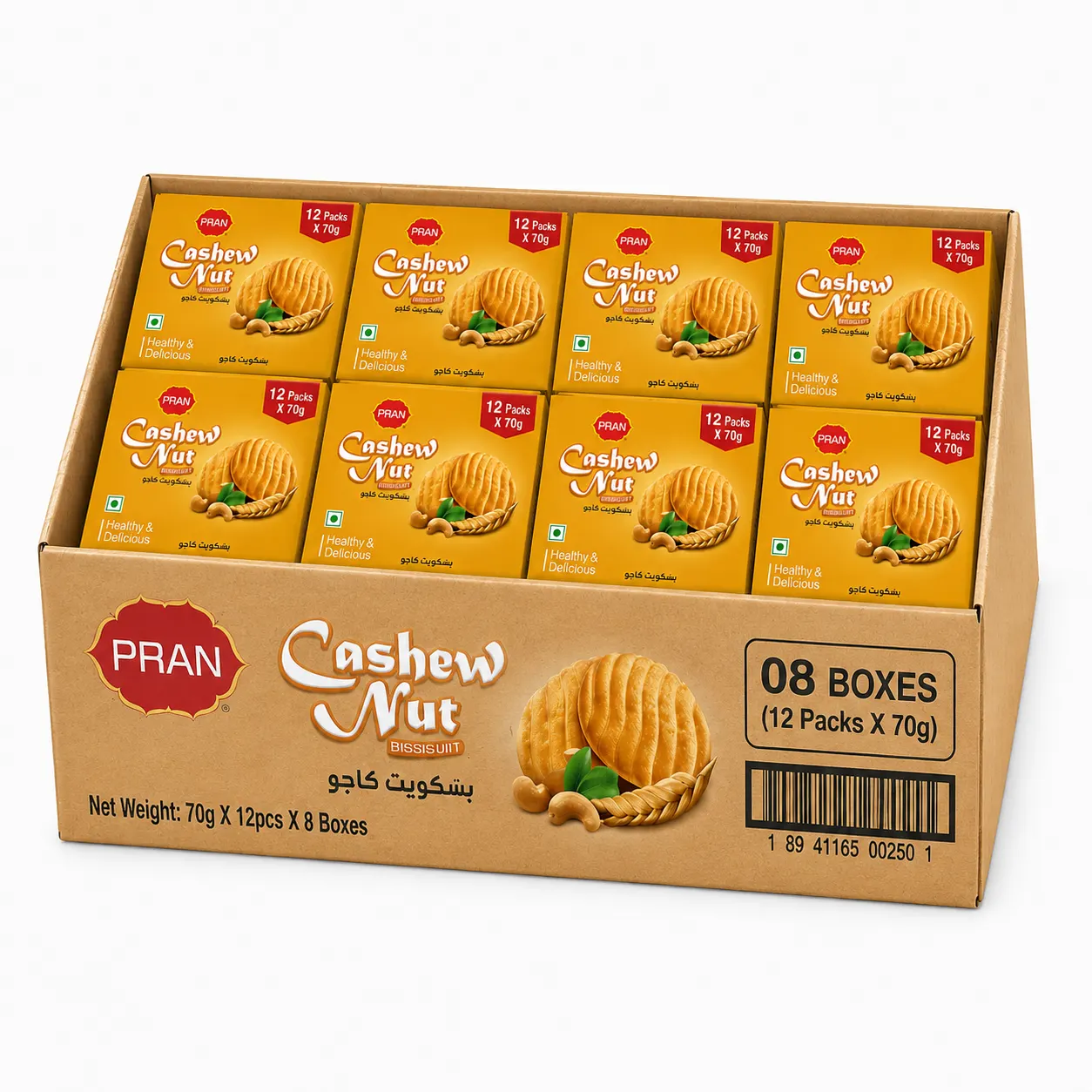 PRAN Cashew Nut Biscuit - CARTON