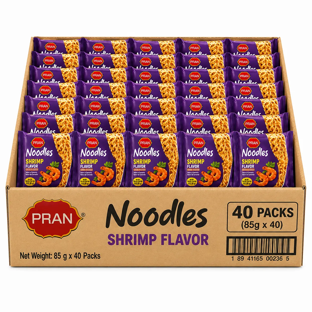 PRAN Noodles - Shrimp Flavour - CARTON