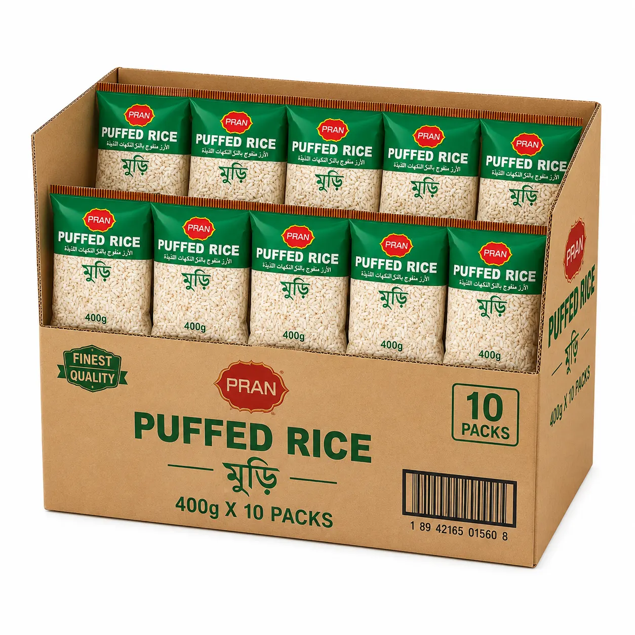 PRAN Puffed Rice - 400Gram - CARTON