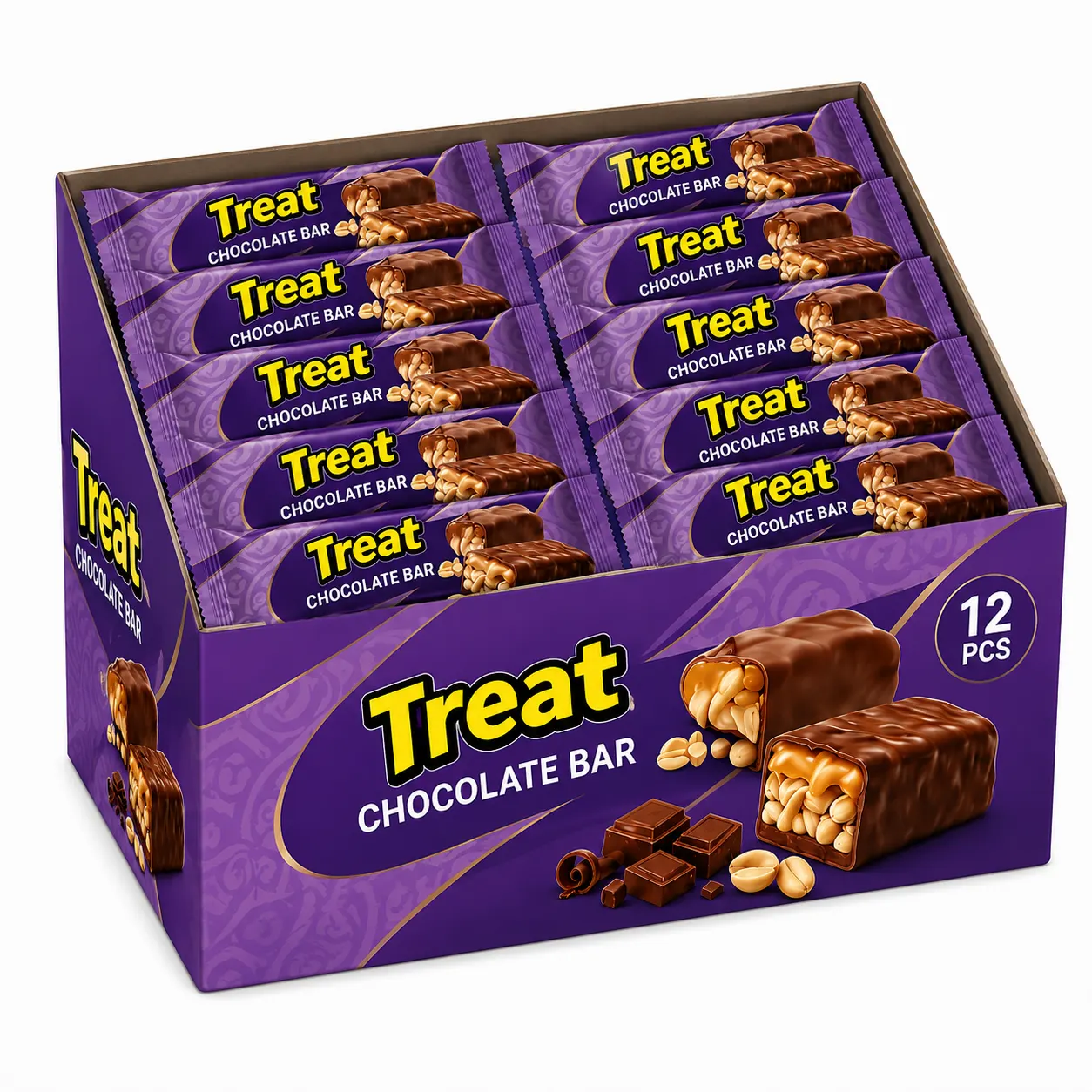 TREAT Chocolate Coated Bar - BOX