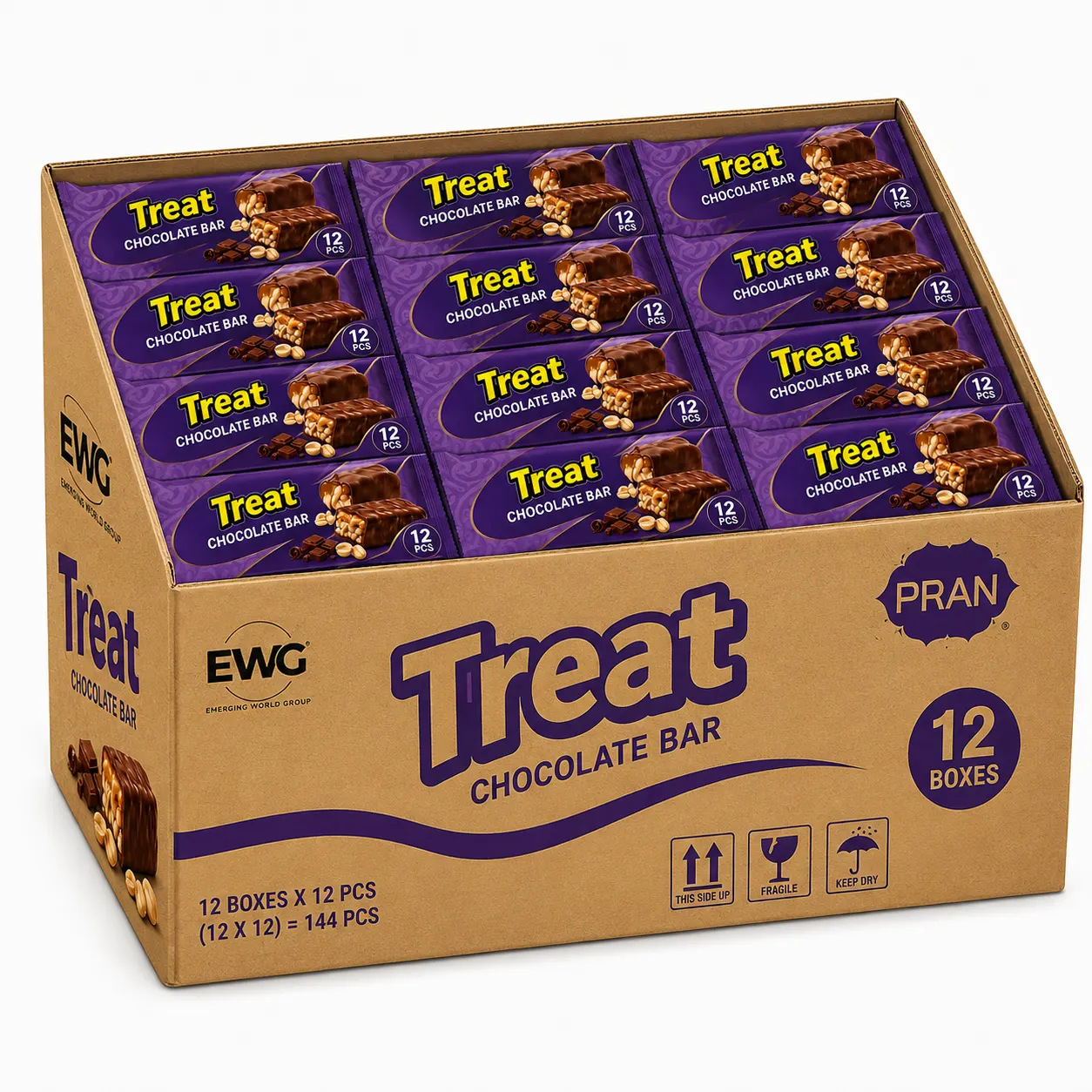 TREAT Chocolate Coated Bar - CARTON