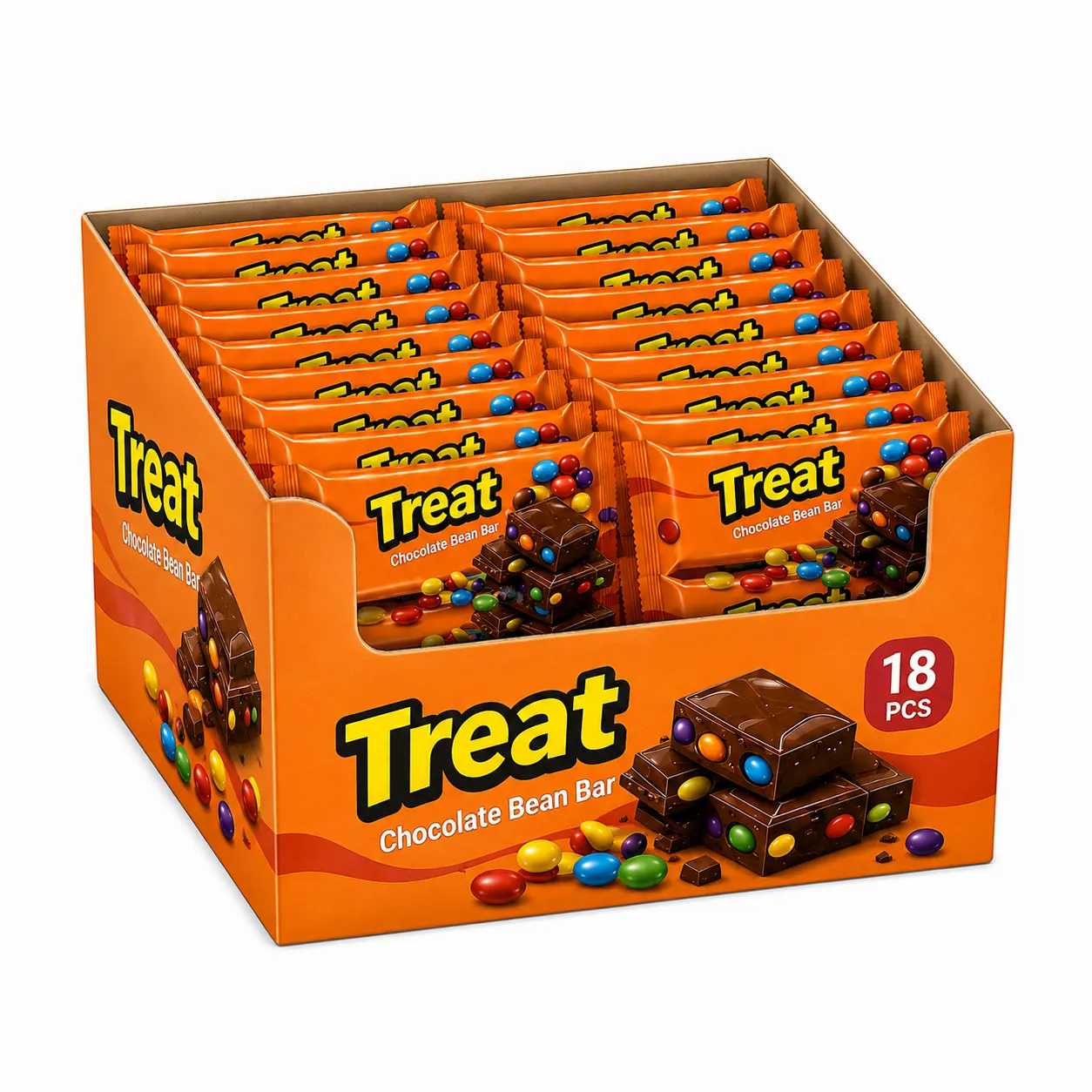 PRAN TREAT Chocolate Bean Bar - BOX