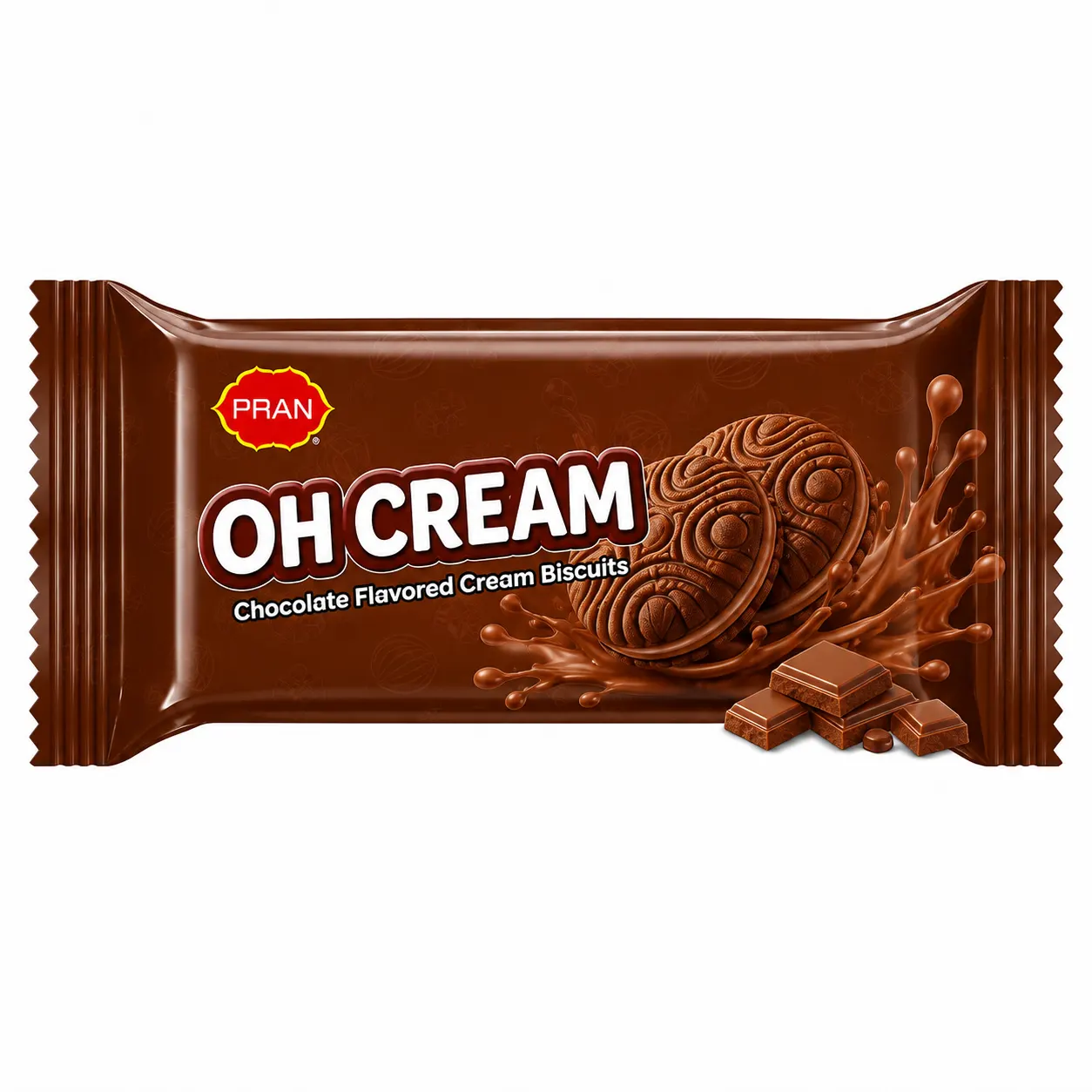 PRAN OH  CREAM Biscuits - Chocolate Flavor