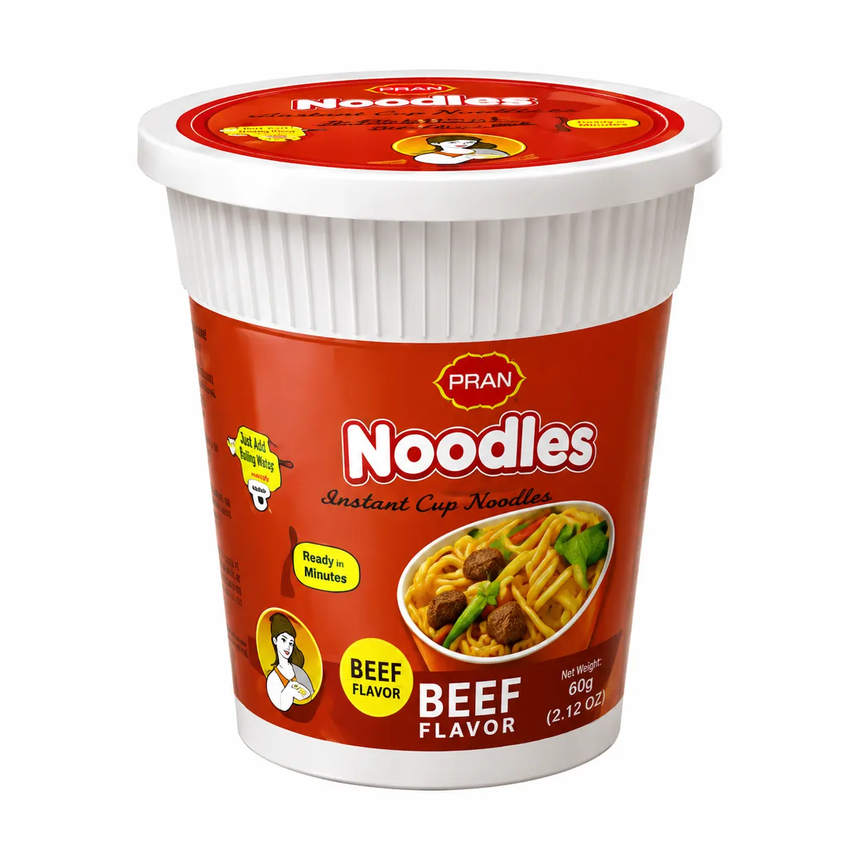 PRAN Instant Noodles - Beef Flavor