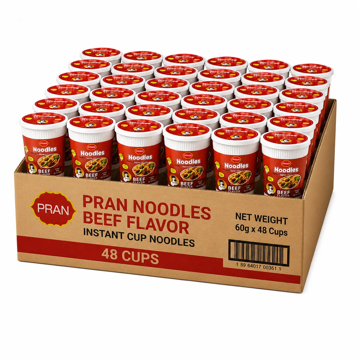 PRAN Instant Noodles - Beef Flavor - CARTON