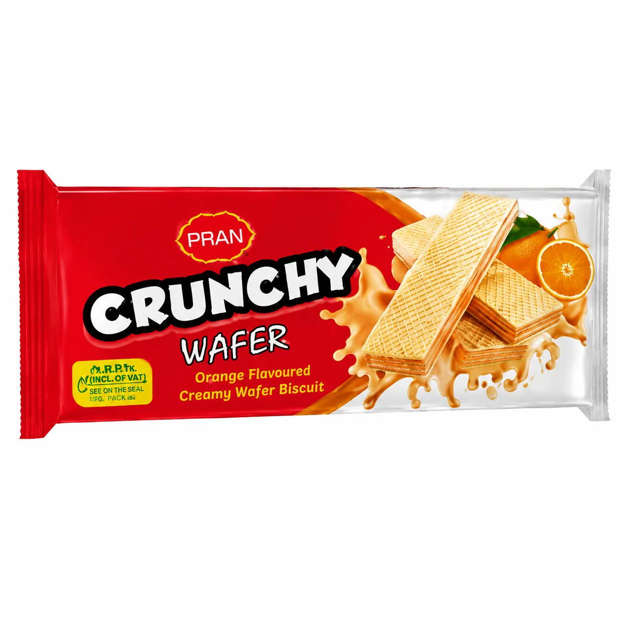 PRAN Crunchy Wafer - Orange FLAVOR