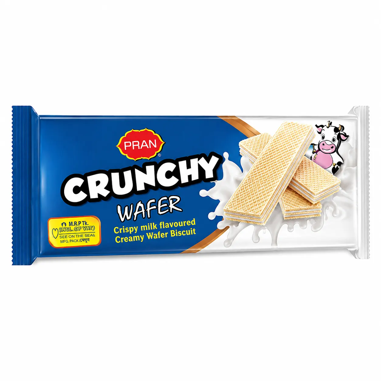 PRAN Crunchy Wafer - Milk & Vanilla FLAVOR