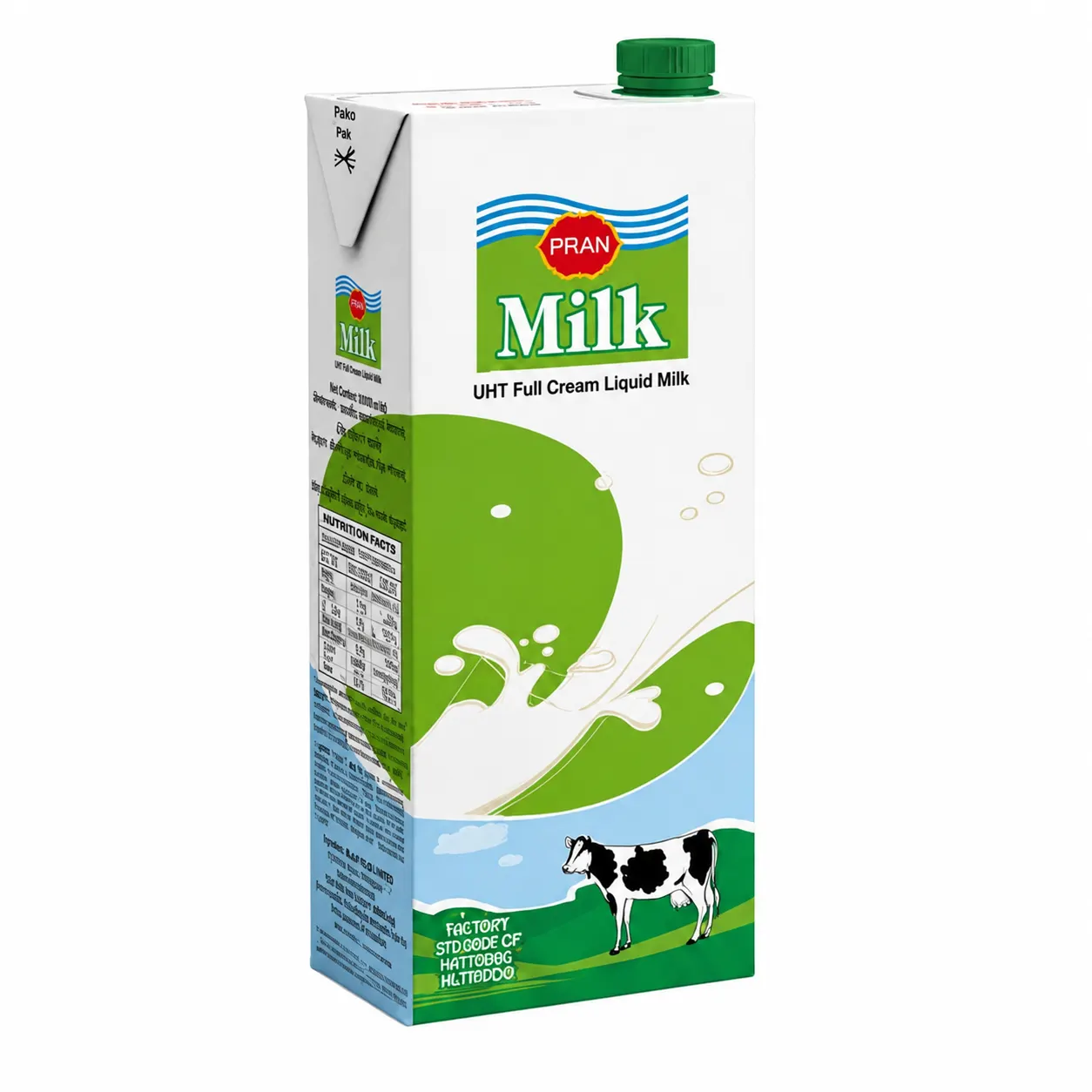 PRAN UHT Full Cream Liquid Milk - 1 LITER