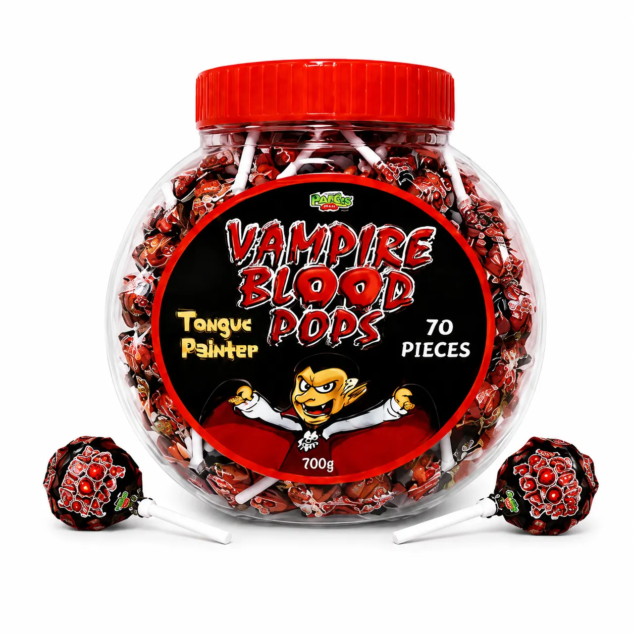 PRAN Vampire Blood LOLLIPOP - JAR