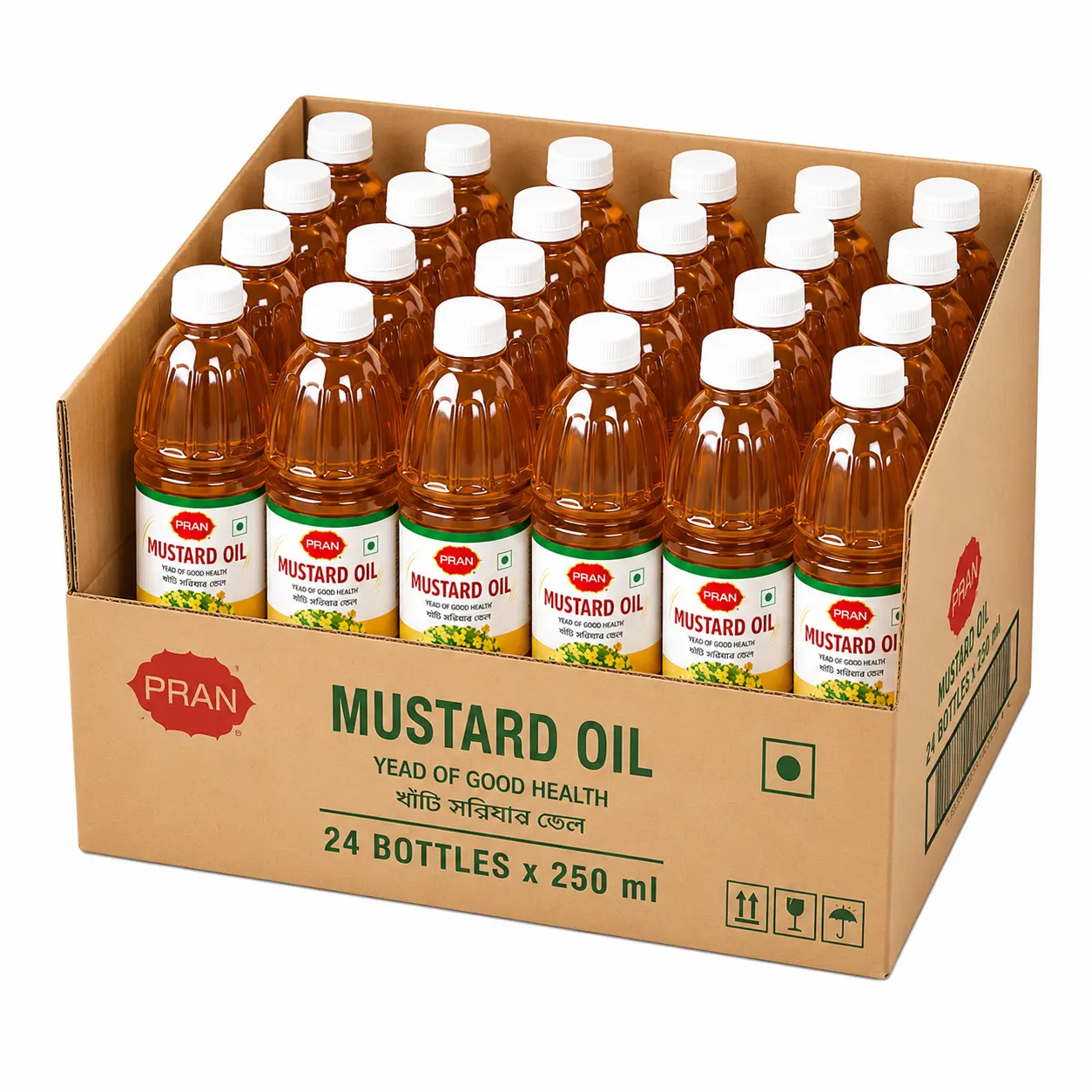 PRAN Mustard Oil - 250ML - CARTON