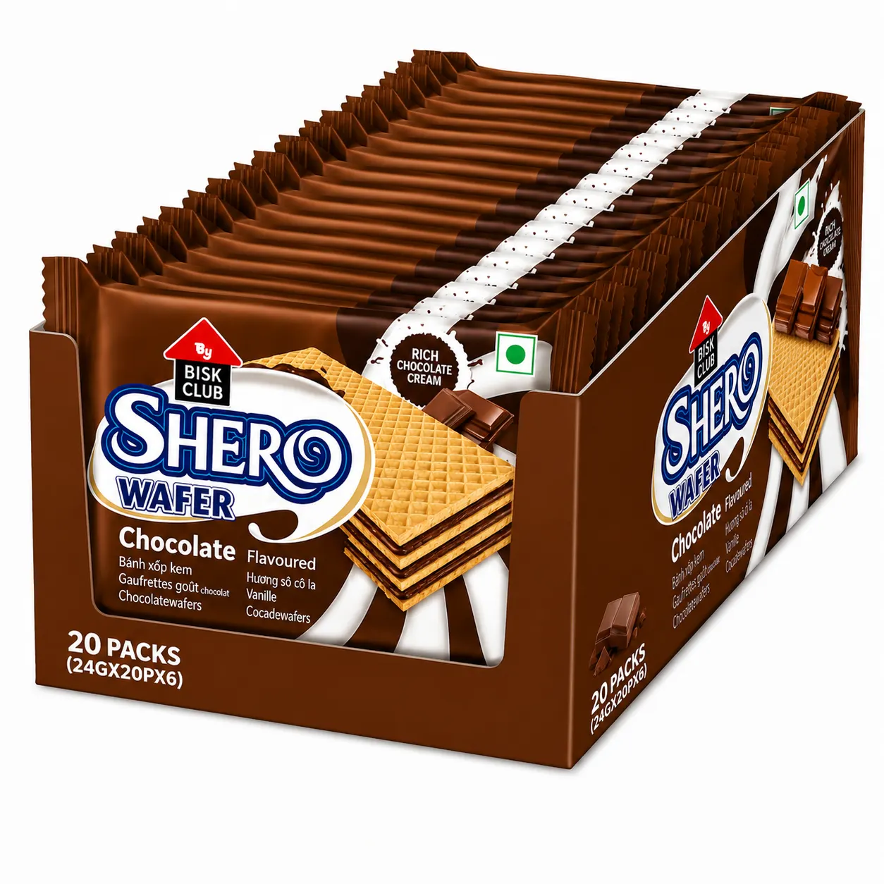 PRAN SHERO Wafer CHOCOLATE Flavour - BOX