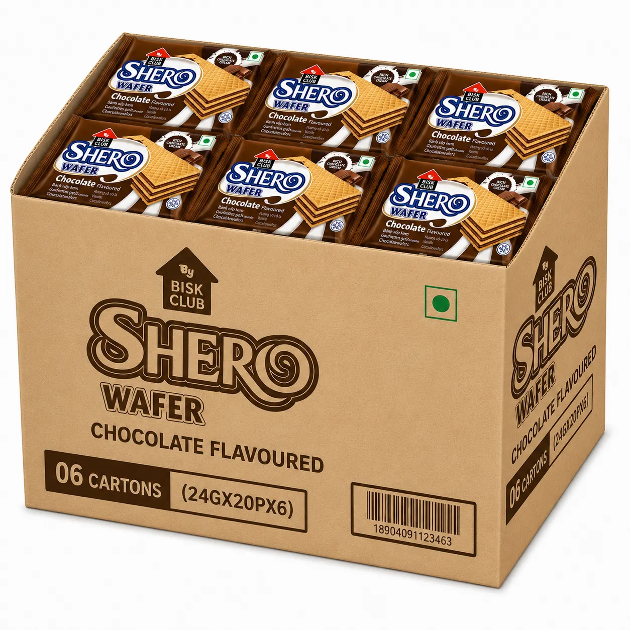 PRAN SHERO Wafer CHOCOLATE Flavour - CARTON
