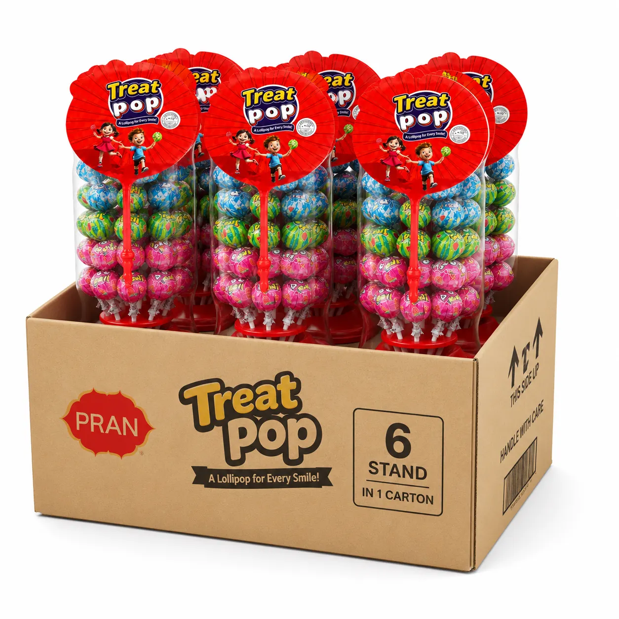 PRAN Treat Lollipop - STAND CARTON