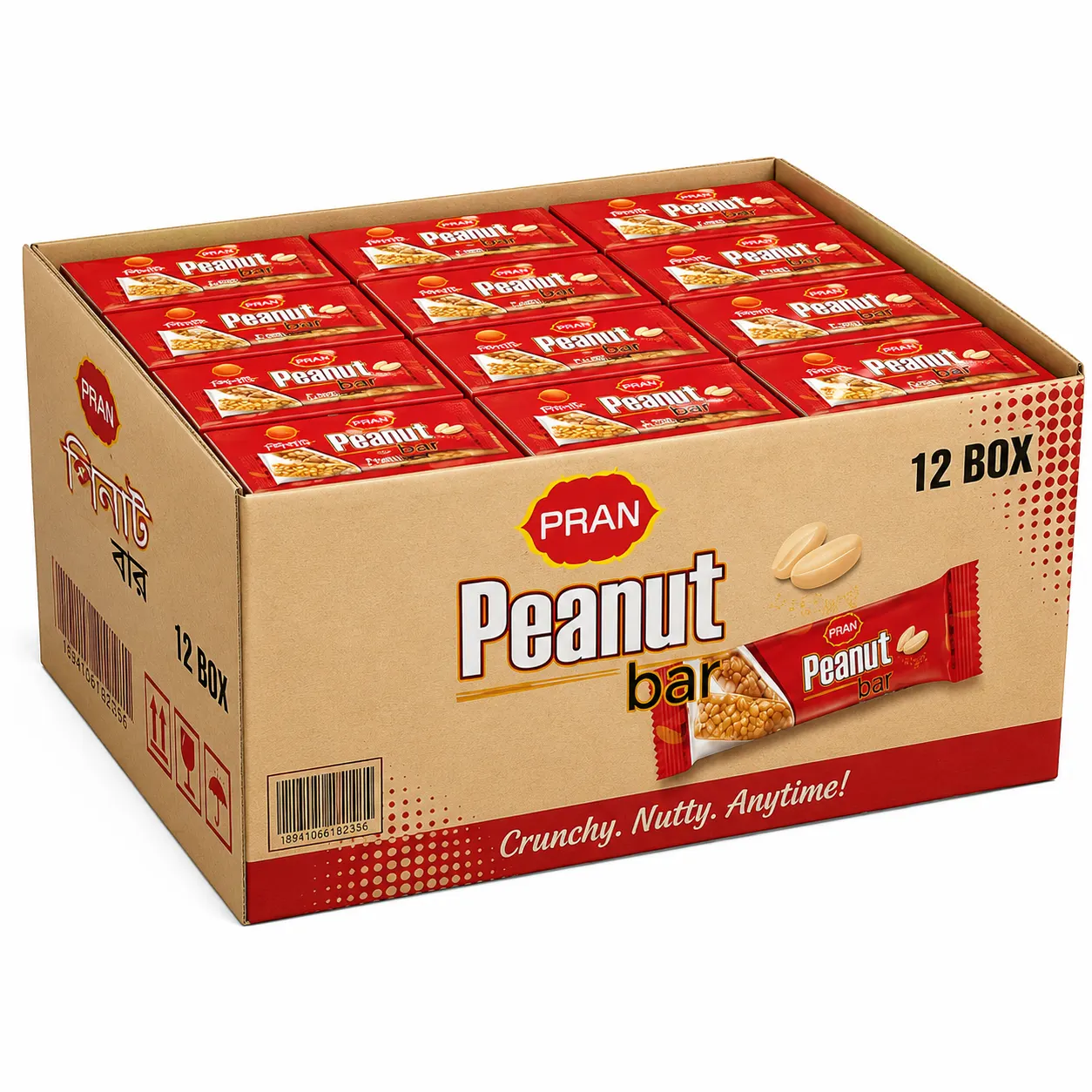 PRAN PEANUT BAR - CARTON