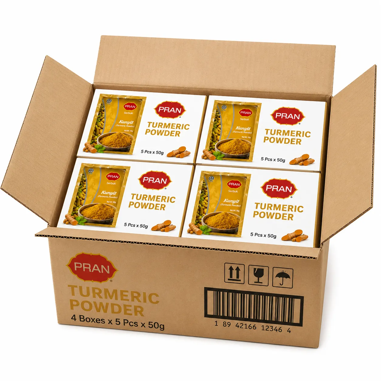 PRAN Turmeric Powder - 50 gram - CARTON