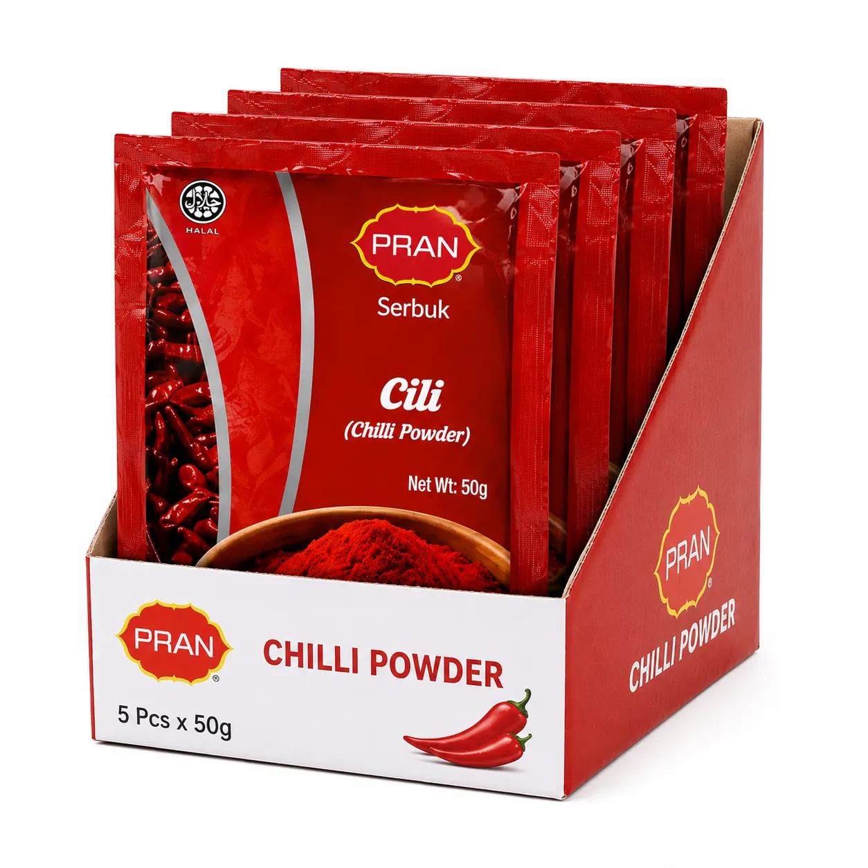PRAN Chilli Powder -  50 gram - BOX