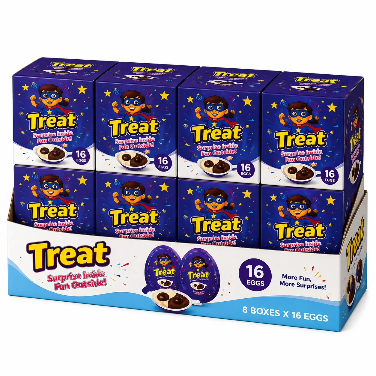 Treat Chocolate Egg - Carton