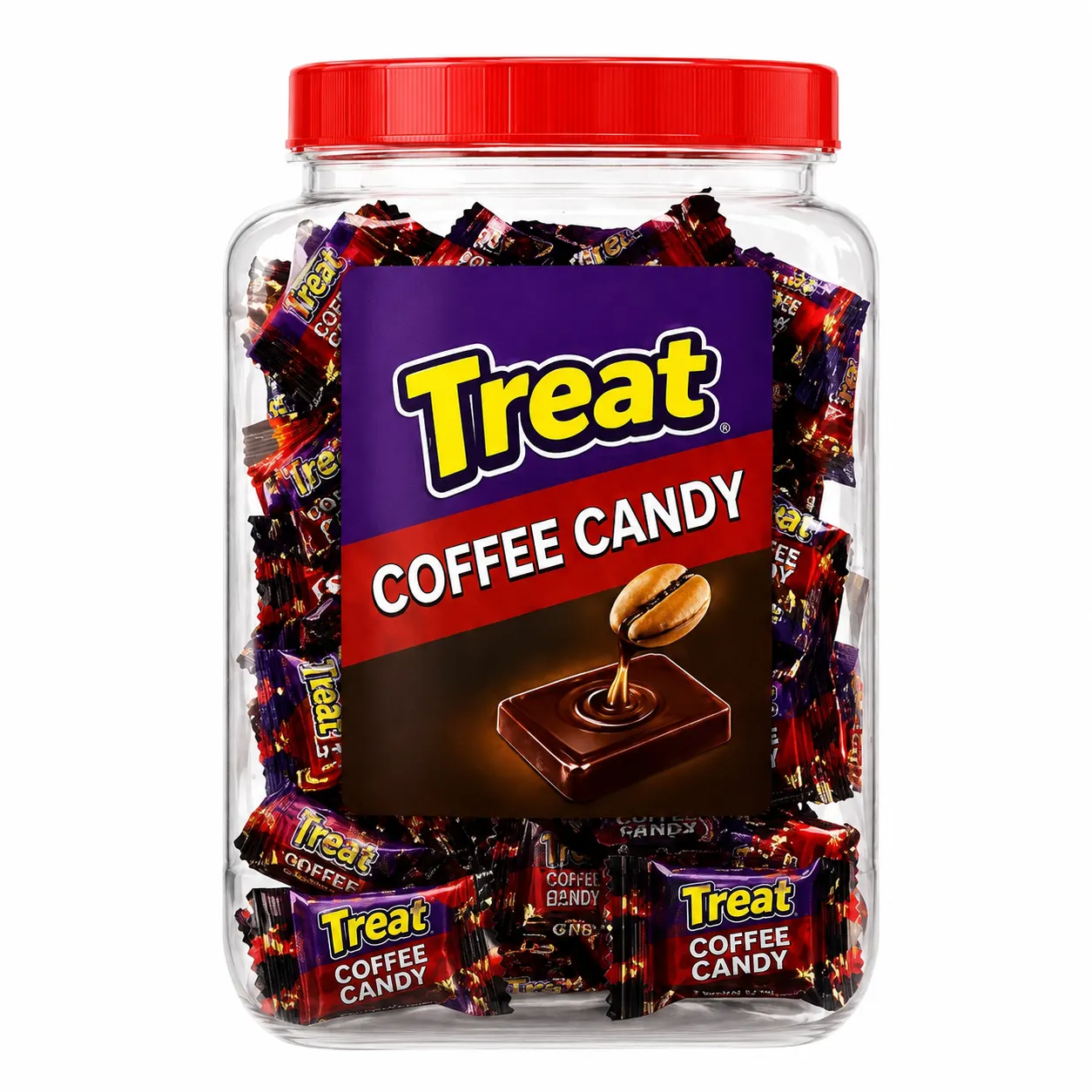 PRAN TREAT COFFEE CANDY - JAR