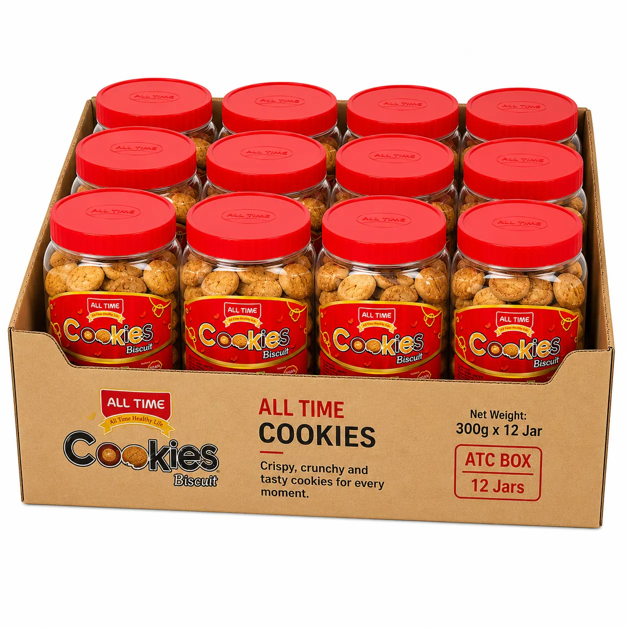 ALL TIME COOKIES - JAR CARTON