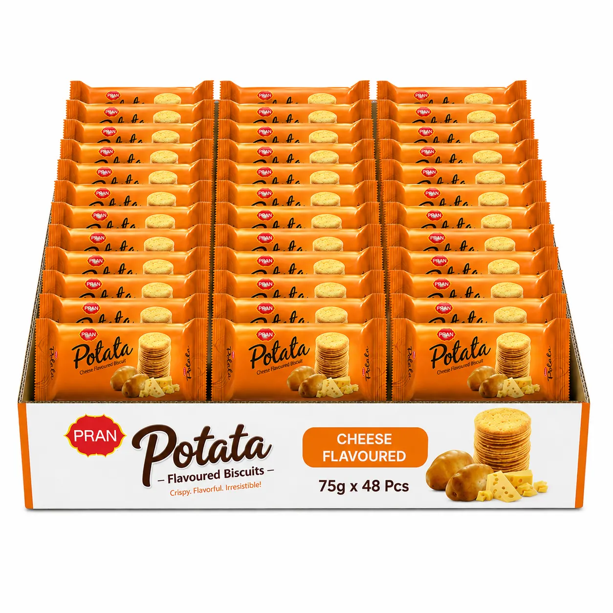 PRAN Potata - CHEESE FLAVOURED - CARTON