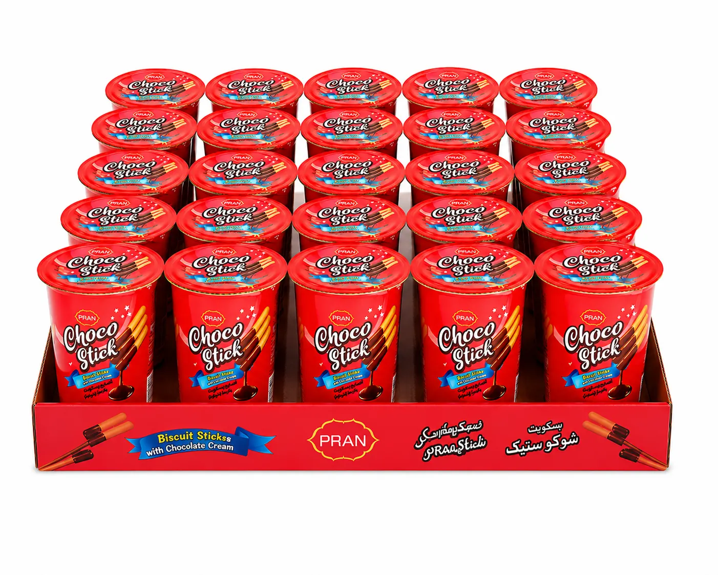 PRAN CHOCO STICK - TRAY