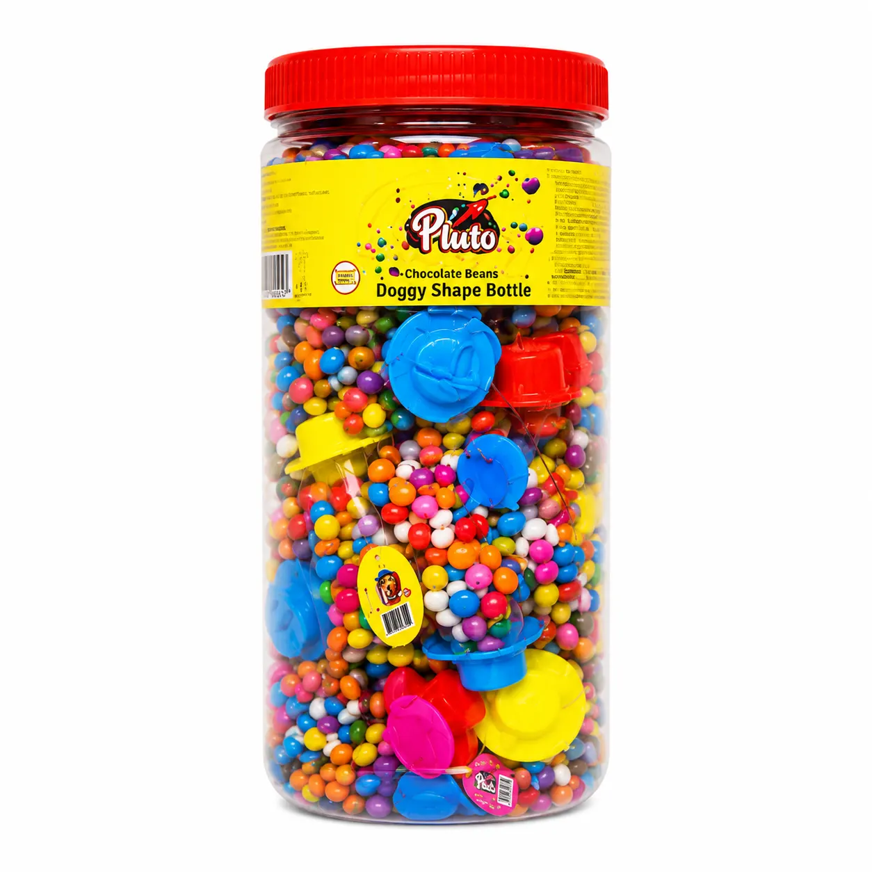 PRAN Pluto chocolate bean doggy shape bottle - JAR
