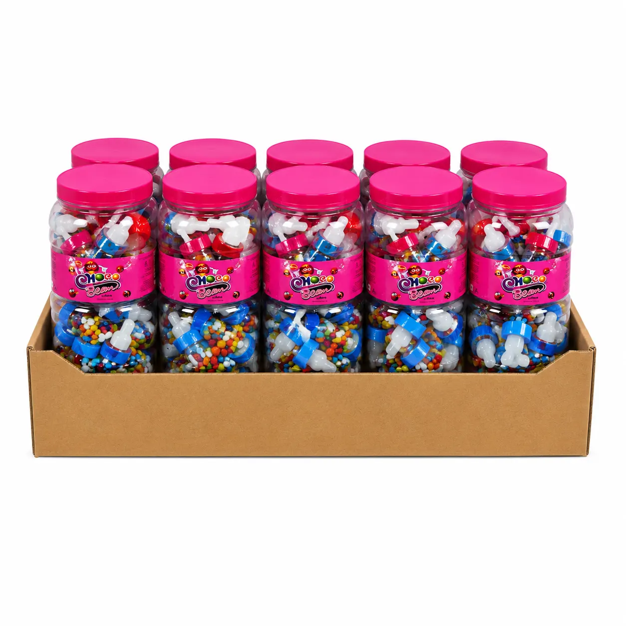 PRAN PLUTO CHOCOLATE BEAN FEEDER - JAR CARTON