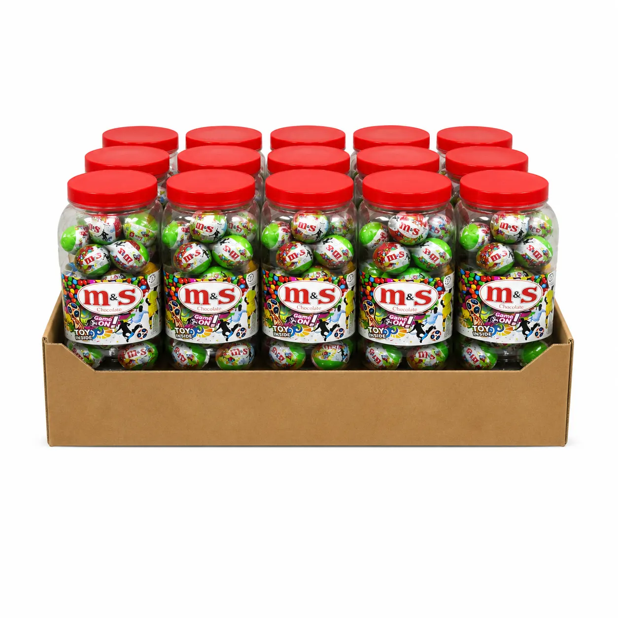 PRAN CHOCOLATE SMALL FOOTBALL - JAR CARTON