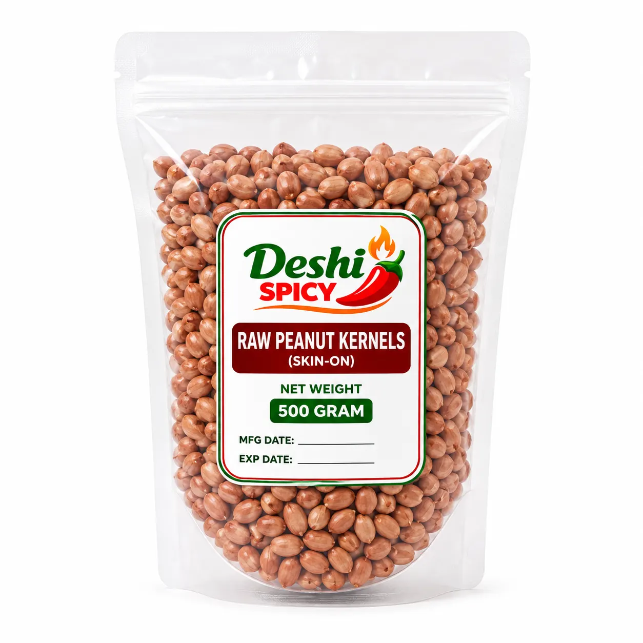 Raw Peanut - 500 Gram