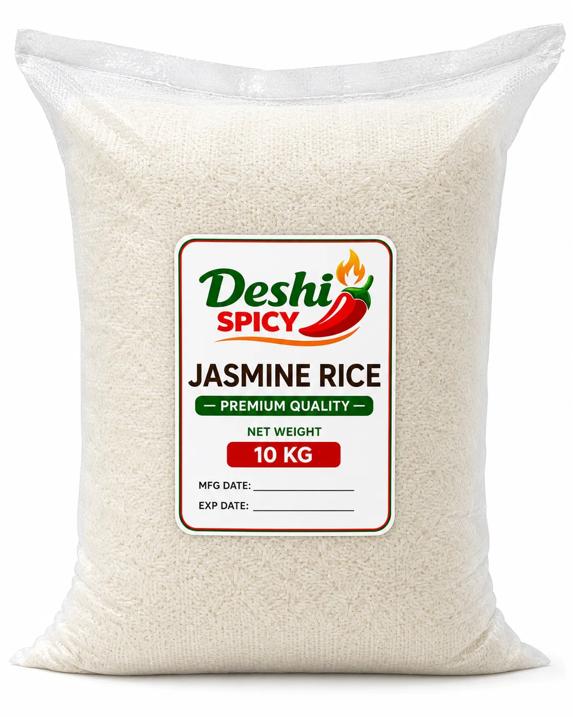 Jasmine Rice - 10 Kg