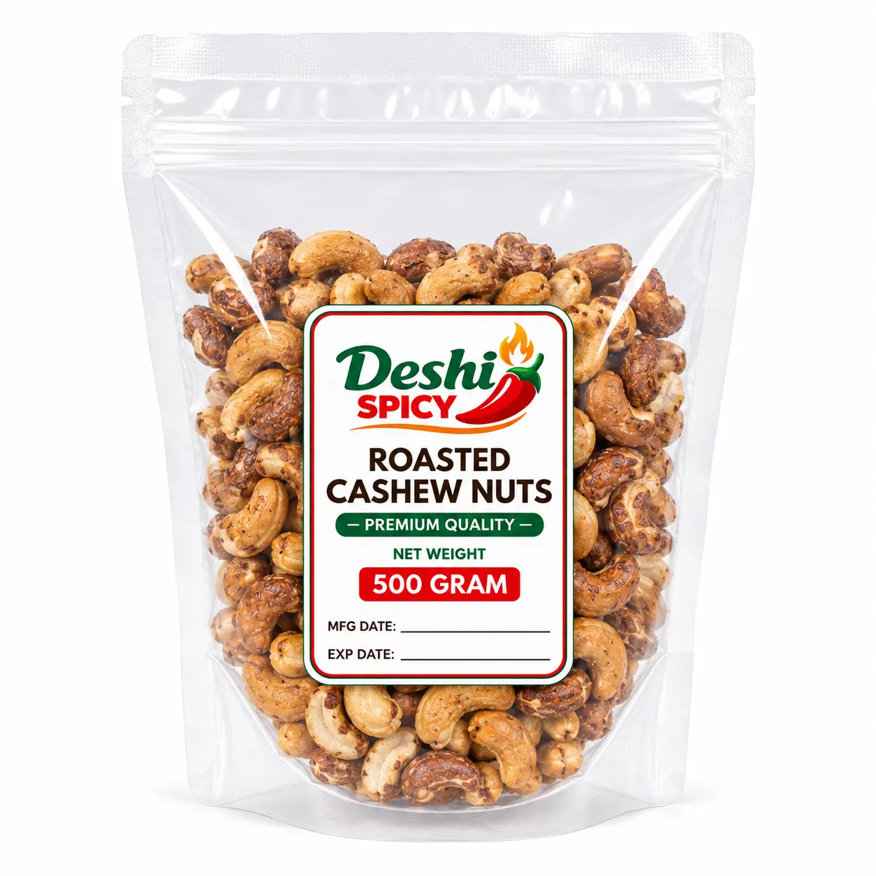 Roasted Cashew Nuts - 500 Gram