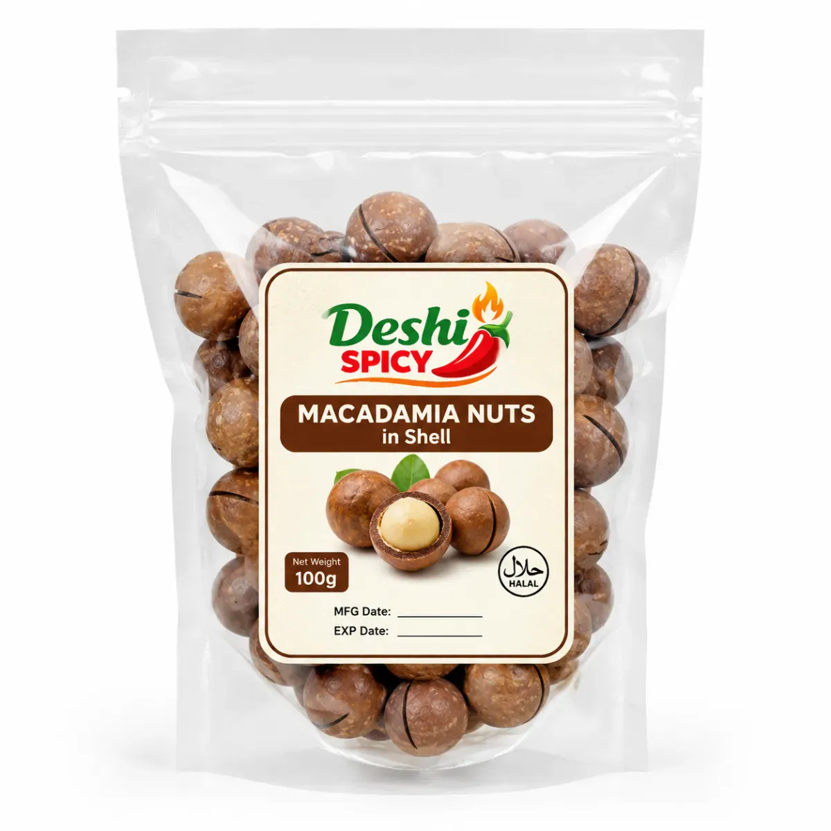 Macadamia Nuts - 100 Gram