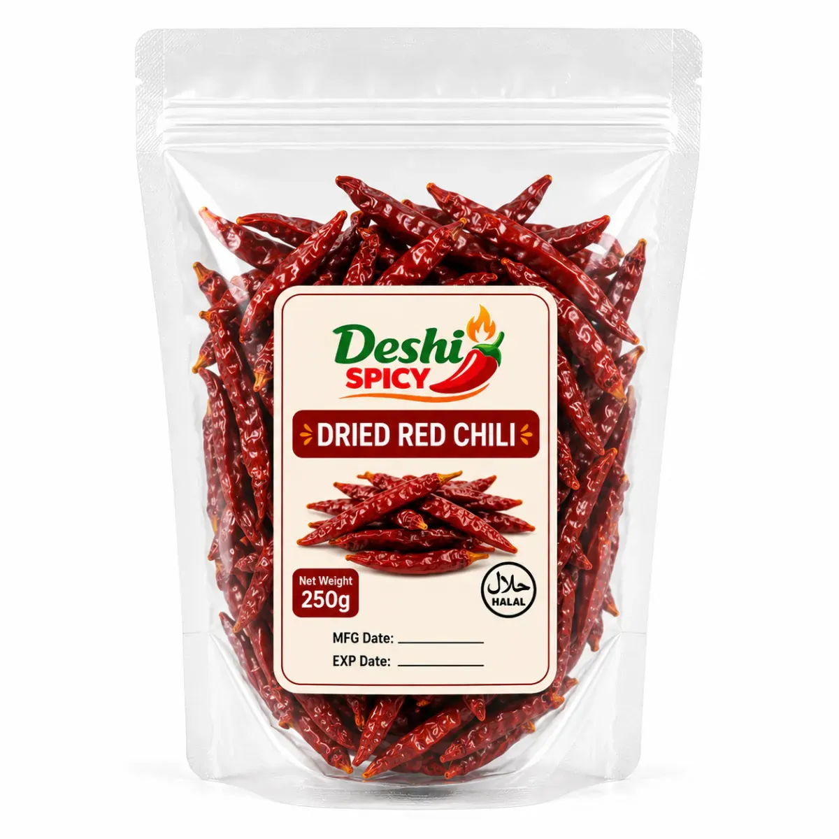 Dried Red Chili - 250 Gram