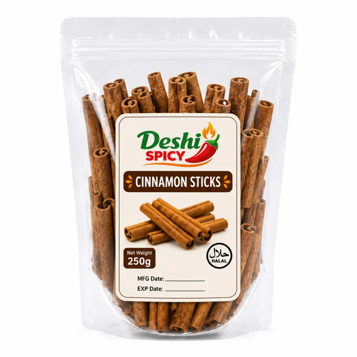 Cinnamon Sticks - 250 Gram