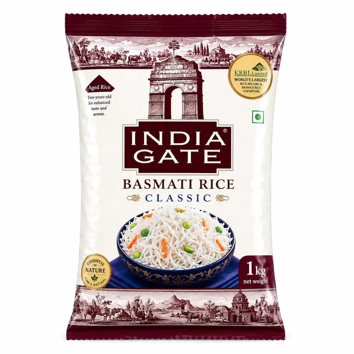 India Gate - Basmati Rice, 1 kg