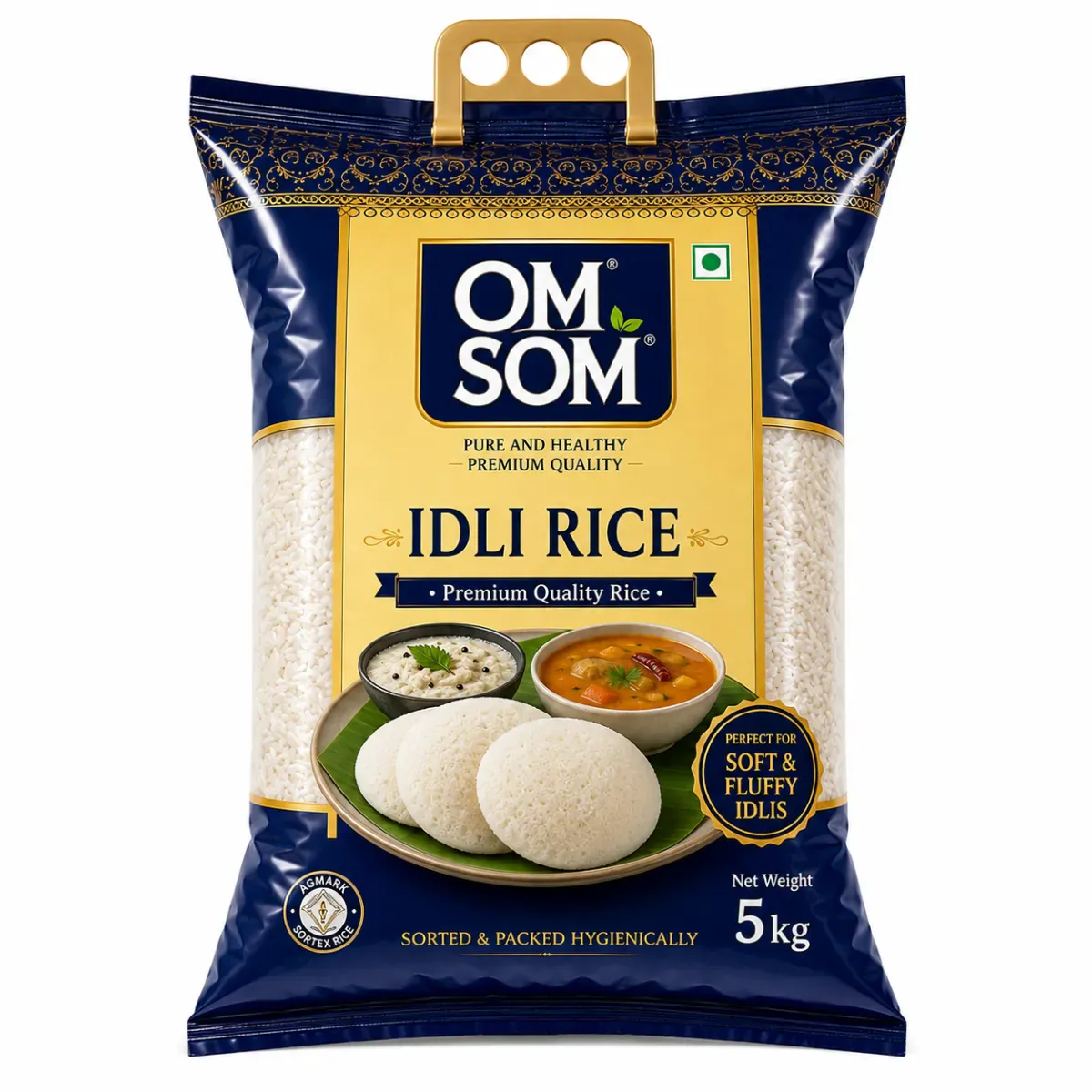 Om Som - Idli Rice - Rice, 5 kg
