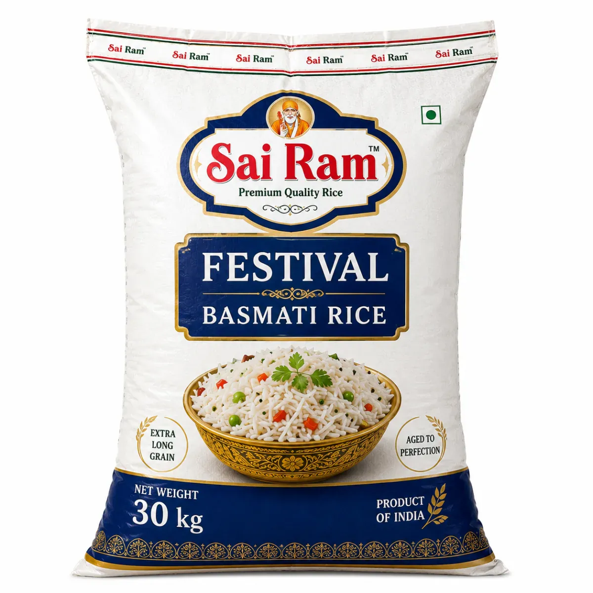Sairam - Festival Basmati Rice, 30 kg