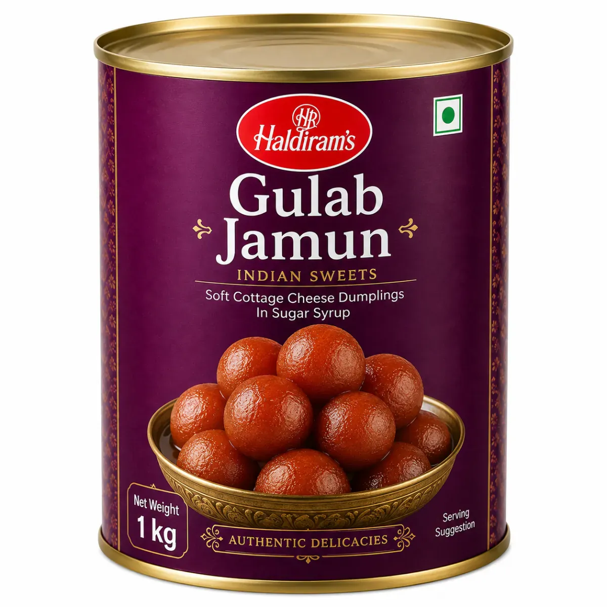 Haldiram's Gulab Jamun, 1 kg