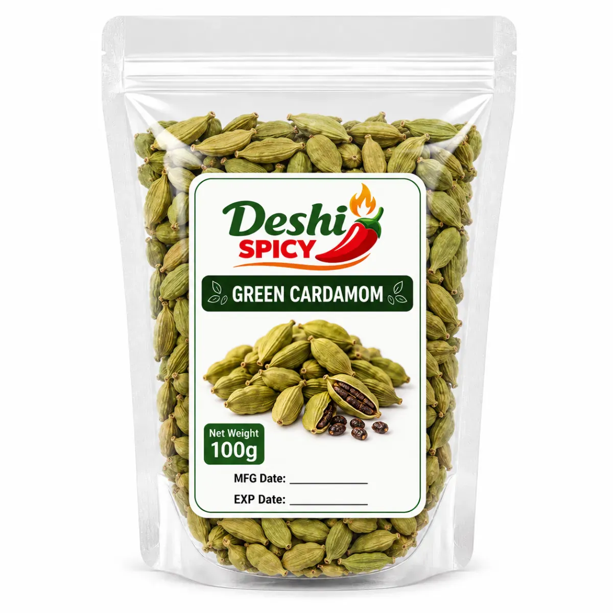 DS Green Cardamom, 100 g